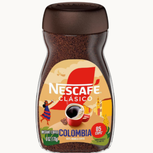 NESCAFÉ CLÁSICO Colombia Origin Instant Coffee, Rich & Smooth Coffee, 6 oz Jar