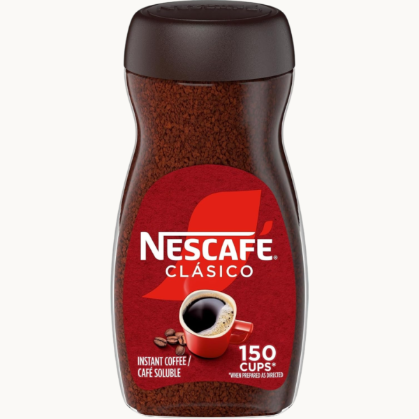 FAST CART DEALS (12) NESCAFÉ CLÁSICO Dark Roast Instant Coffee, Rich & Bold Flavor, 10.5 oz Jar