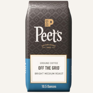 Peet's Coffee Ground Coffee Medium Roast, Off The Grid, 10.5 Ounces