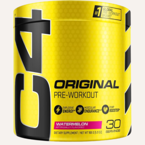 C4 Original Pre-Workout Powder, Watermelon Flavor, 150 mg Caffeine per Serving, 30 Servings