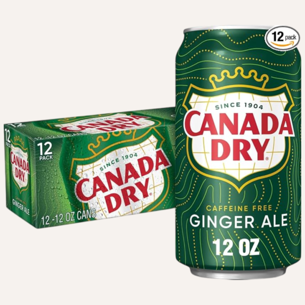 Canada Dry Ginger Ale Soda, Refreshing Flavor, 12 fl oz , 12-Pack